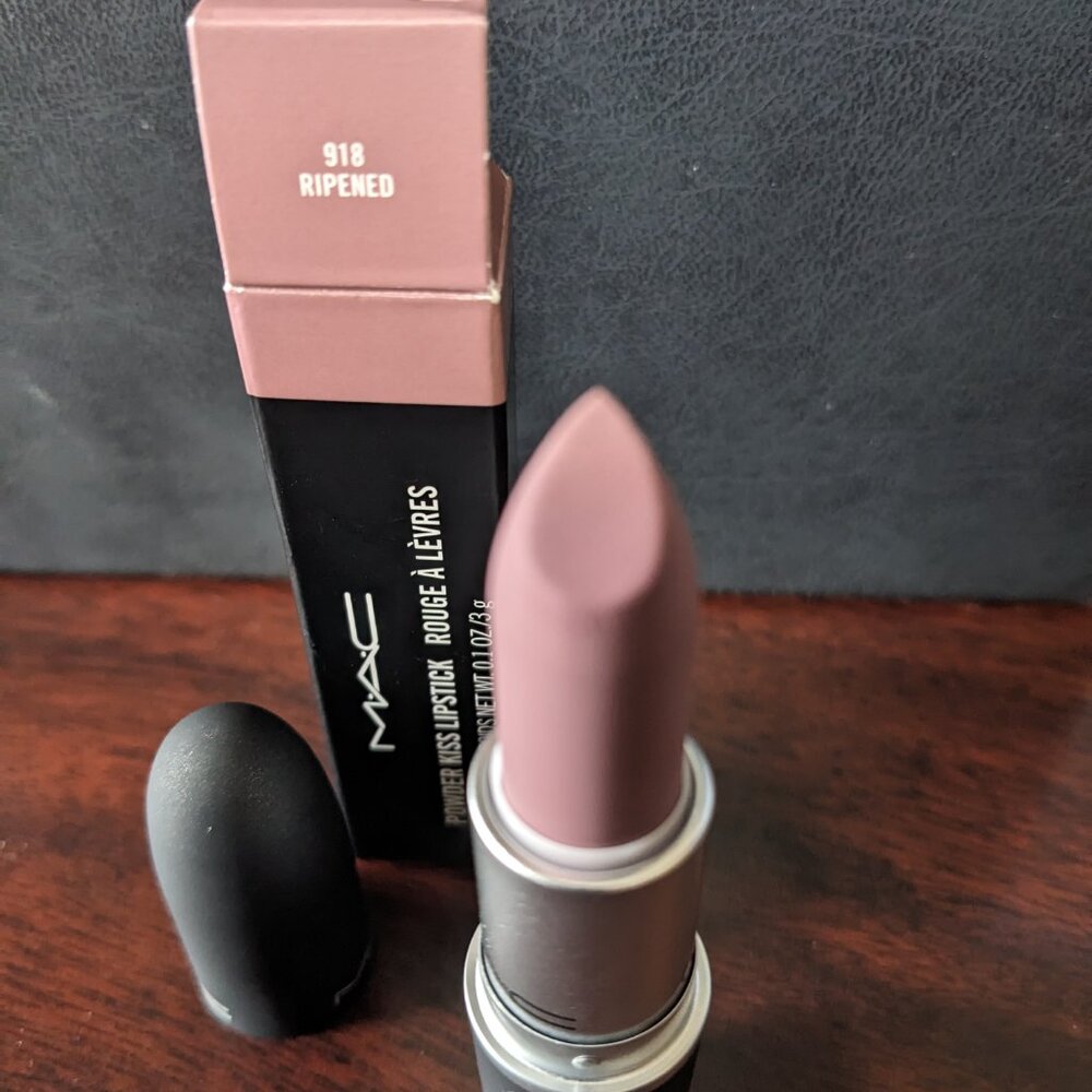 MAC Ripened Powder Kiss Lipstick - Picture 3 of 3